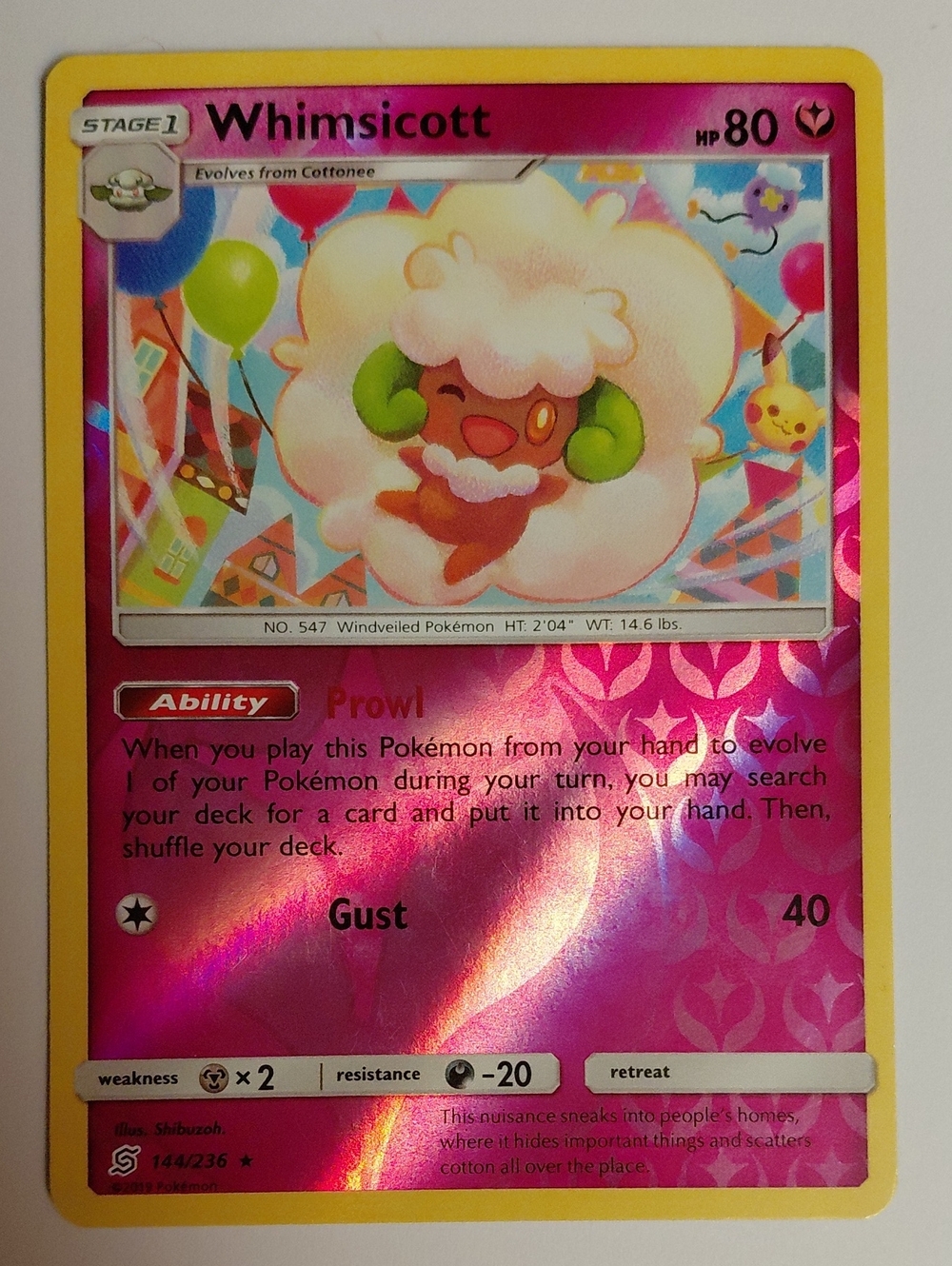 Cutie Fairy Card Lot - Pokemon - Whimsicott And Azumarill - Picture 9 of 16